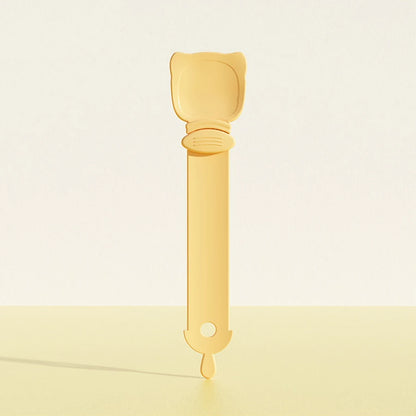 Cute and Convenient Cat Treat Spoons: Easy-Squeeze, One-Handed Feeder, Cat Supplies for Feeding Wet Treats and Supplements