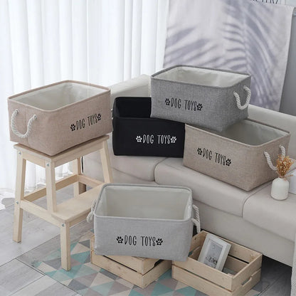 Storage Baskets kids toys organizer Clothes and sundries storage box Laundry Basket Dog Toy Basket Pet Toys Storage Basket