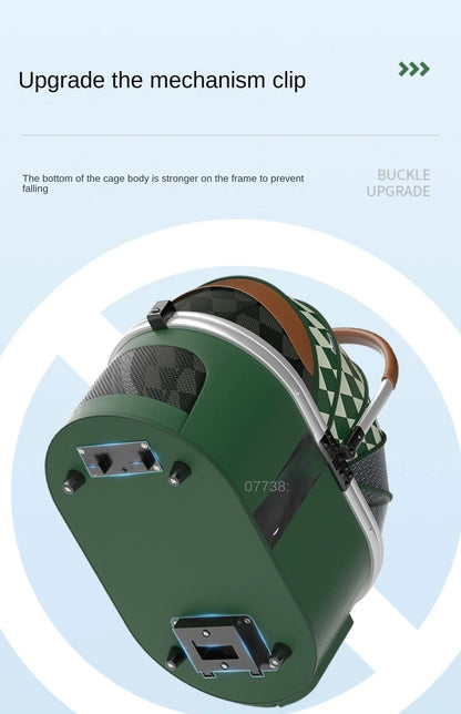 Foldable Pet Stroller for Outdoor Activities, Separable Dog Carrier Trolley for Corgi and Other Medium to Large Dogs