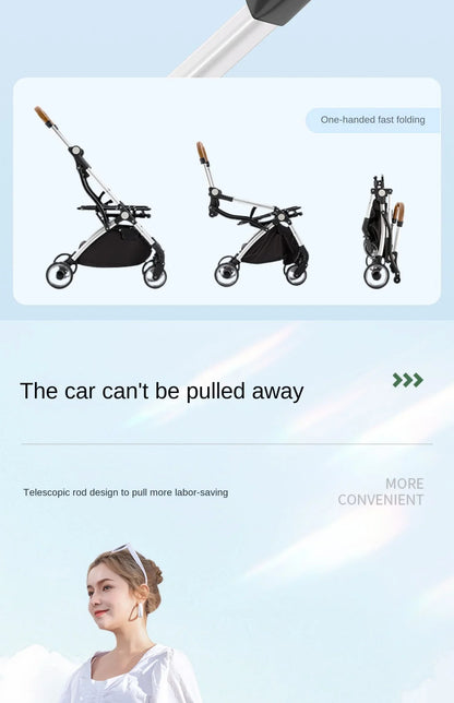 Foldable Pet Stroller for Outdoor Activities, Separable Dog Carrier Trolley for Corgi and Other Medium to Large Dogs