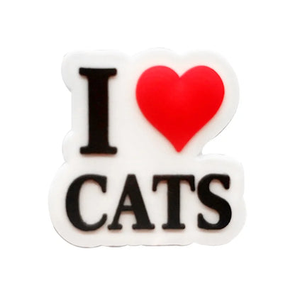 1pcs PVC Cute Cat Shoe Charms Pet Orange Cat Black Cat Shoe Decoration Pins Garden Sandal Accessories for Women Girl Boy