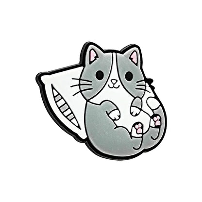 1pcs PVC Cute Cat Shoe Charms Pet Orange Cat Black Cat Shoe Decoration Pins Garden Sandal Accessories for Women Girl Boy