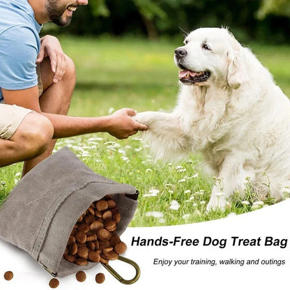 Dog Training Snack Bag Outdoor Travel Dog Food Storage Container Treat Pouch Portable Food Dispenser Bag Durable Pet Accessories