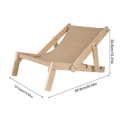 Sisal Beach Chair Cat Lounger