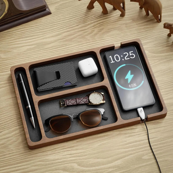 Elegant Wooden Organizer Tray