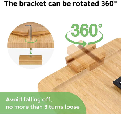 Bamboo Couch Arm Tray