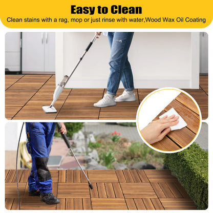 Easy-Peasy Wood Deck Tiles