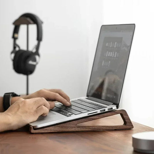 Sleek Wood Laptop Stand