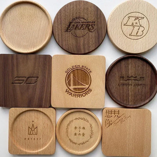 Custom Wood Coaster Set
