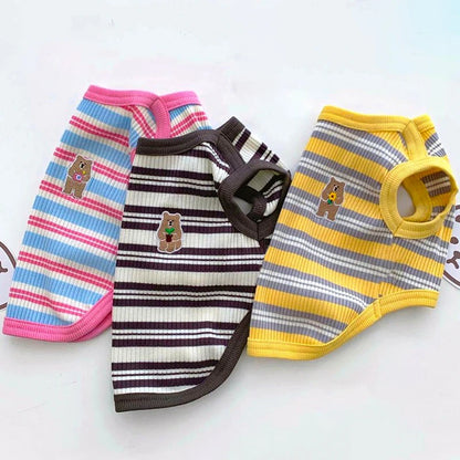 Stylish Stripe Dog Vest