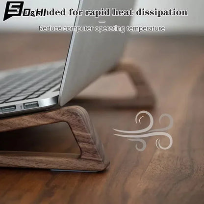 Sleek Wood Laptop Stand