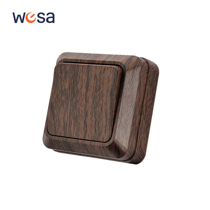 Stylish Wood-Look Light Switch