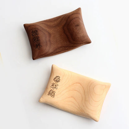 Elegant Wood Wrist Pillow