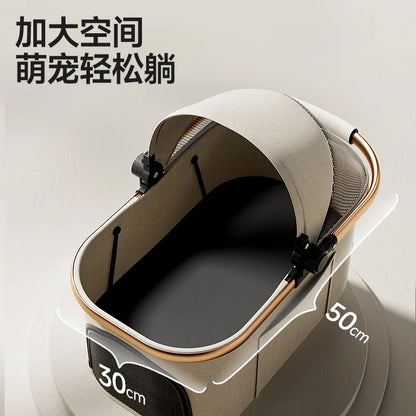 Chic Foldable Pet Stroller
