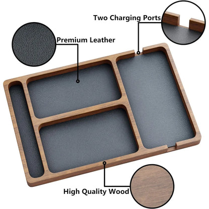 Elegant Wooden Organizer Tray