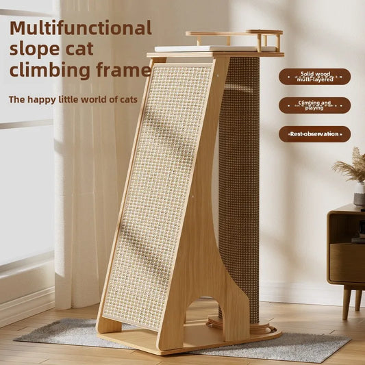 Space-Saving Cat Adventure Tower
