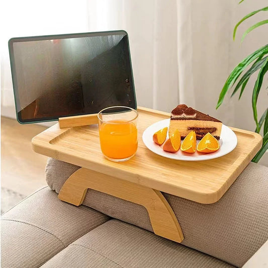 Bamboo Couch Arm Tray