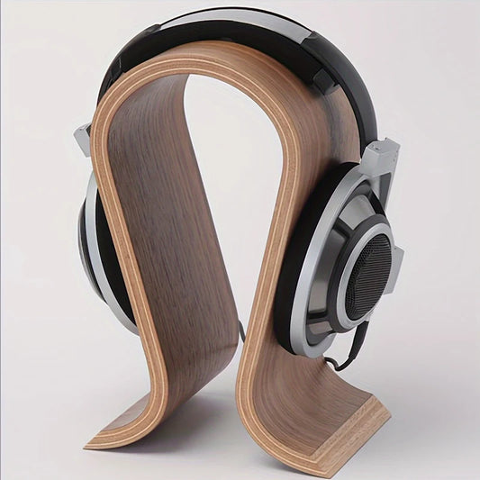 Elegant Wooden Headphone Stand