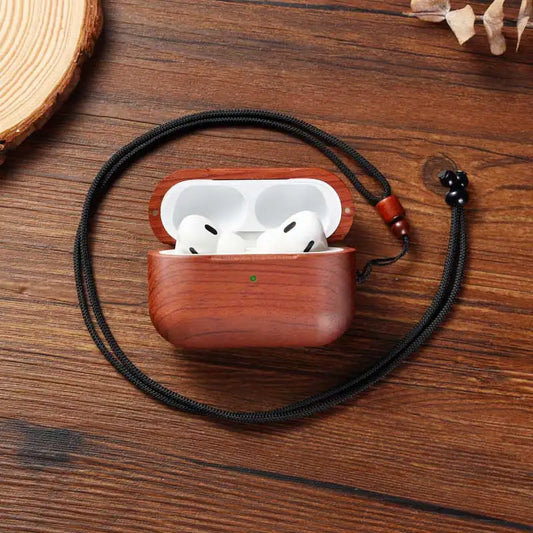 Stylish Wooden AirPods Case
