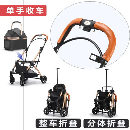 Easy Fold Pet Handcart