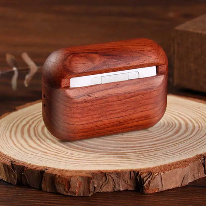 Stylish Wooden AirPods Case